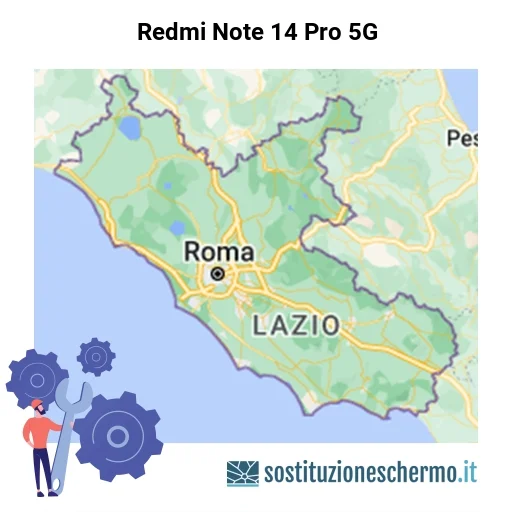 Schermo Redmi Note 14 Pro 5G da sostituire? Prezzi in Lazio