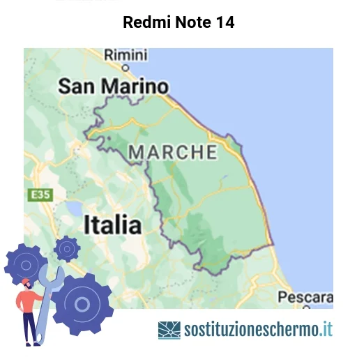 Schermo Redmi Note 14 da sostituire? Prezzi in Marche