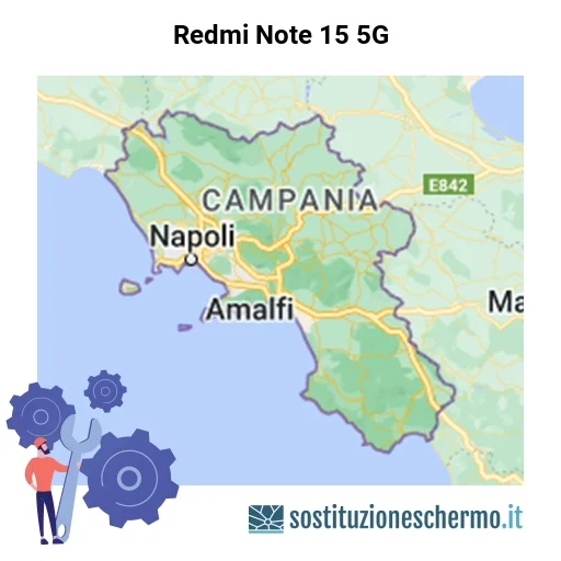 Schermo Redmi Note 15 5G da sostituire? Prezzi in Campania