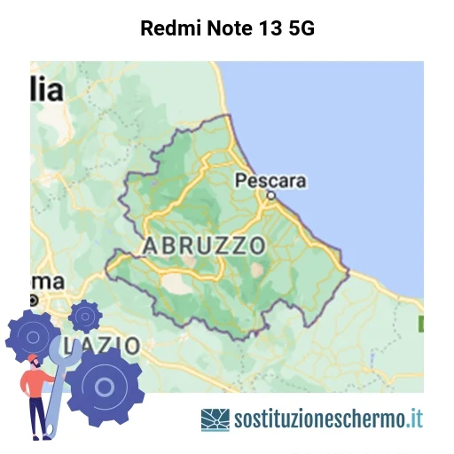 Schermo Redmi Note 13 5G da sostituire? Prezzi in Abruzzo