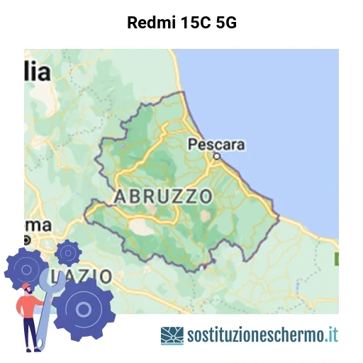 Schermo Redmi 15C 5G da sostituire? Prezzi in Abruzzo