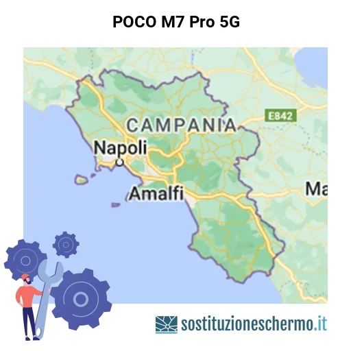 Schermo POCO M7 Pro 5G da sostituire? Prezzi in Campania