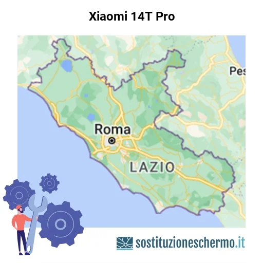 Schermo Xiaomi 14T Pro da sostituire? Prezzi in Lazio
