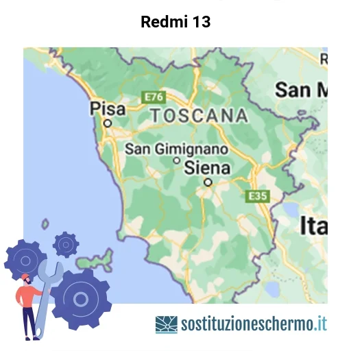Schermo Redmi 13 da sostituire? Prezzi in Toscana