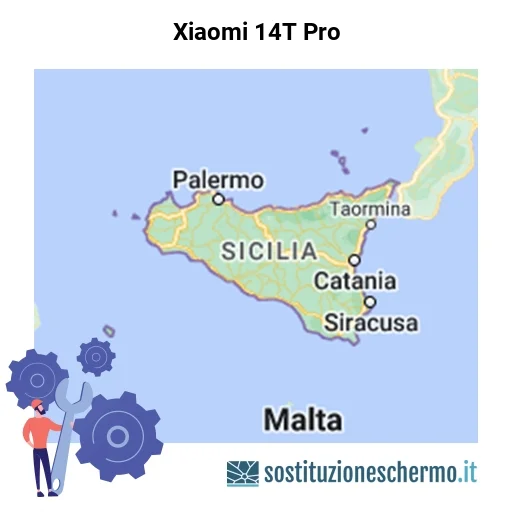 Schermo Xiaomi 14T Pro da sostituire? Prezzi in Sicilia Schermo Xiaomi 14T Pro da sostituire? Prezzi in Sicilia