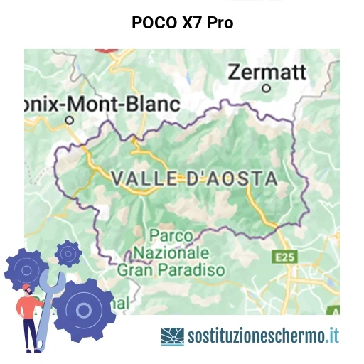 Schermo POCO X7 Pro da sostituire? Prezzi in Valle d’Aosta