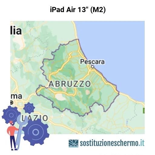 Schermo iPad Air 13" (M2) da sostituire? Prezzi in Abruzzo
