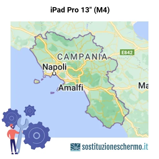 Schermo iPad Pro 13" (M4) da sostituire? Prezzi in Campania