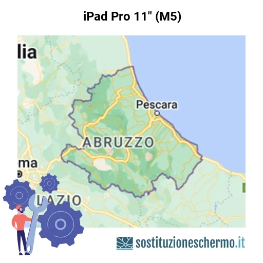 Schermo iPad Pro 11" (M5) da sostituire? Prezzi in Abruzzo