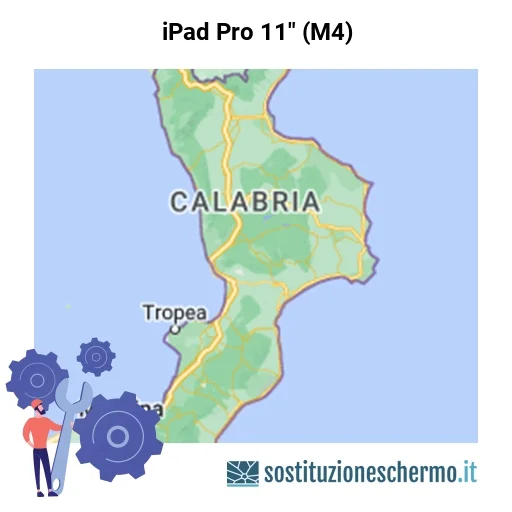 Schermo iPad Pro 11" (M4) da sostituire? Prezzi in Calabria