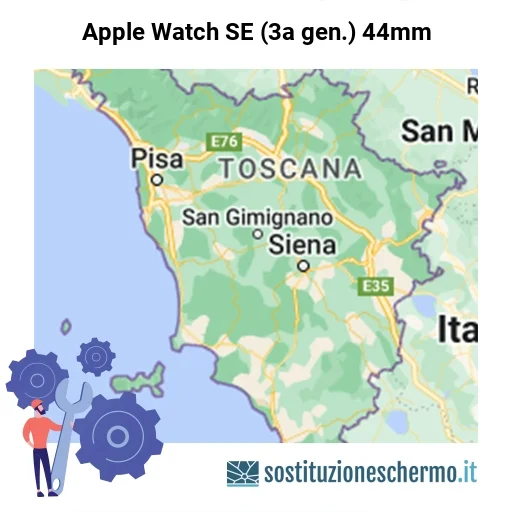 Schermo Apple Watch SE (3a gen.) 44mm da sostituire? Prezzi in Toscana