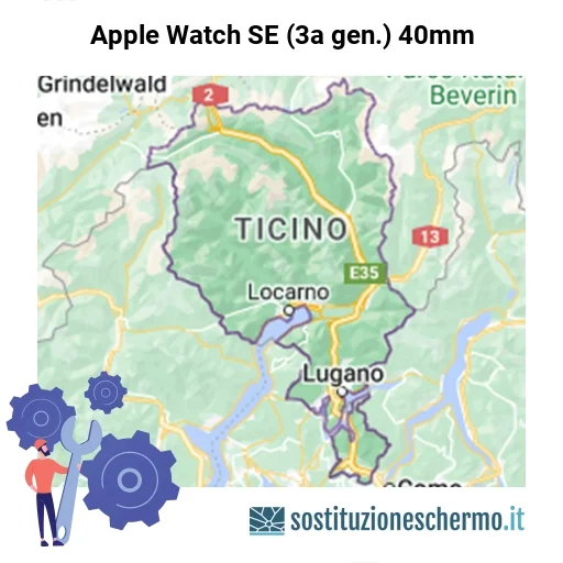 Schermo Apple Watch SE (3a gen.) 40mm da sostituire? Prezzi in Canton Ticino