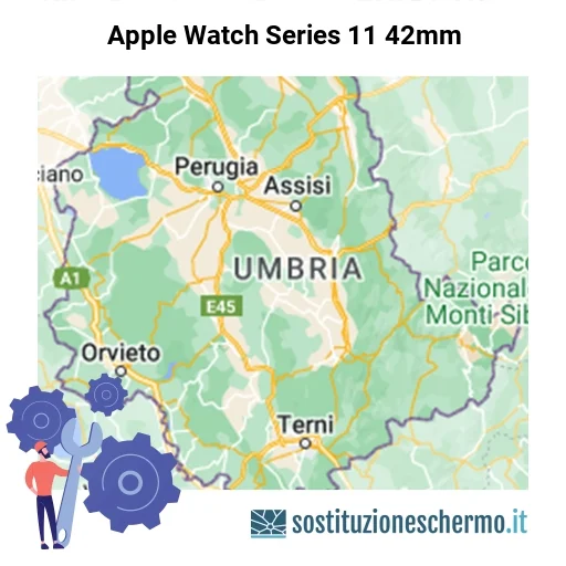 Schermo Apple Watch Series 11 42mm da sostituire? Prezzi in Umbria