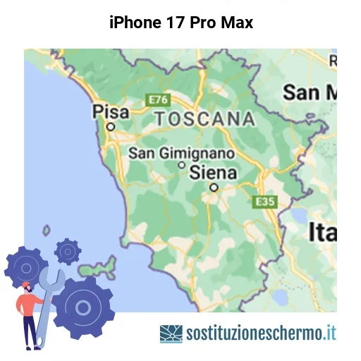 Schermo iPhone 17 Pro Max da sostituire? Prezzi in Toscana Schermo iPhone 17 Pro Max da sostituire? Prezzi in Toscana