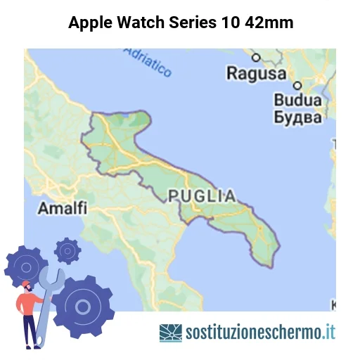 Schermo Apple Watch Series 10 42mm da sostituire? Prezzi in Puglia