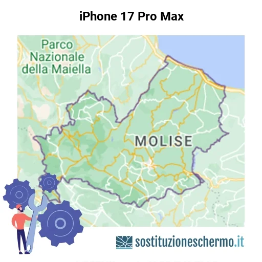 Schermo iPhone 17 Pro Max da sostituire? Prezzi in Molise