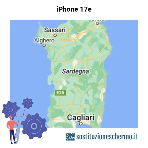 Schermo iPhone 17e da sostituire? Prezzi in Sardegna