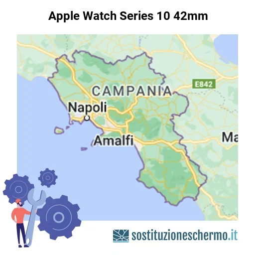 Schermo Apple Watch Series 10 42mm da sostituire? Prezzi in Campania