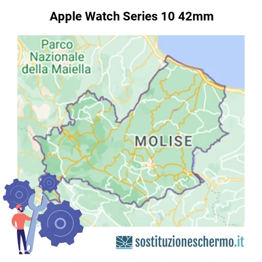 Schermo Apple Watch Series 10 42mm da sostituire? Prezzi in Molise