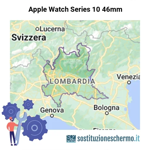 Schermo Apple Watch Series 10 46mm da sostituire? Prezzi in Lombardia