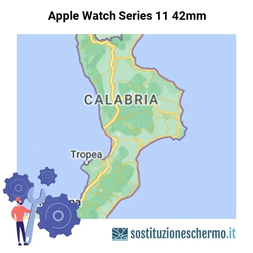 Schermo Apple Watch Series 11 42mm da sostituire? Prezzi in Calabria