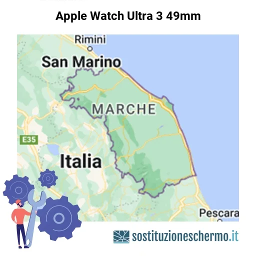 Schermo Apple Watch Ultra 3 49mm da sostituire? Prezzi in Marche